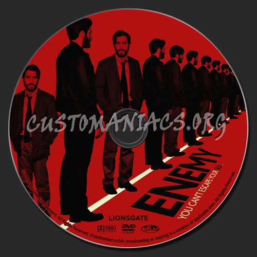 Enemy dvd label