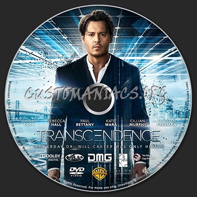 Transcendence dvd label