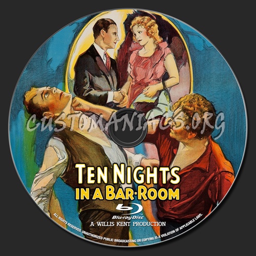 Ten Nights in a Barroom (1931) blu-ray label