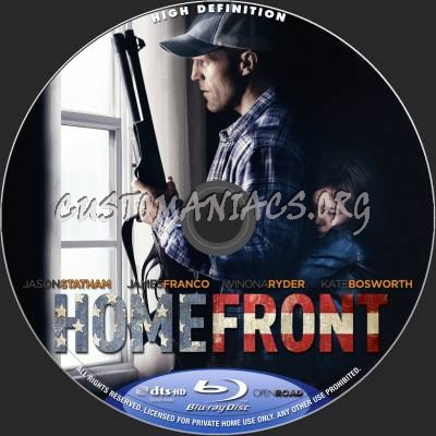 Homefront blu-ray label