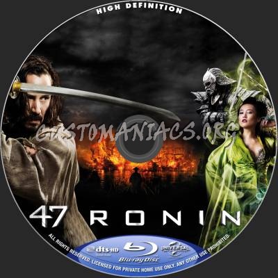 47 Ronin (2D+3D) blu-ray label