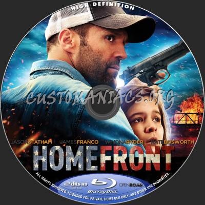 Homefront blu-ray label