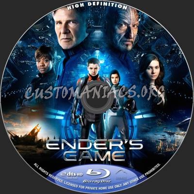 Ender's Game blu-ray label