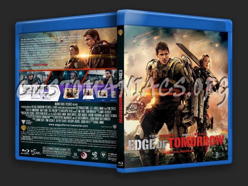 Edge of Tomorrow blu-ray cover