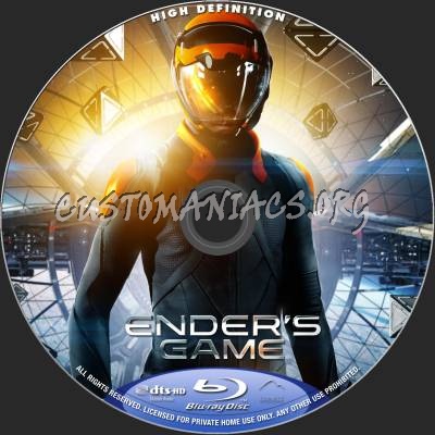 Ender's Game blu-ray label