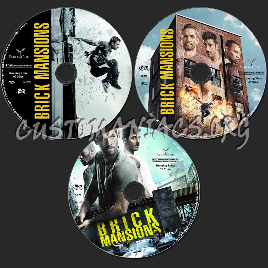 Brick Mansions dvd label