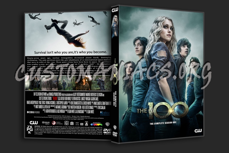 The 100 Season 1 dvd cover