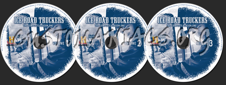 Ice Road Truckers Season 1 dvd label