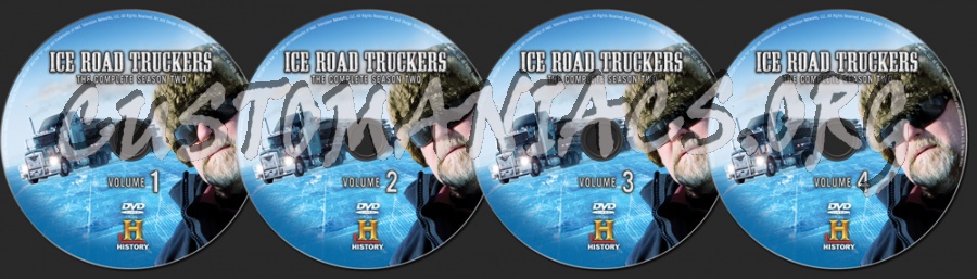 Ice Road Truckers Season 2 dvd label