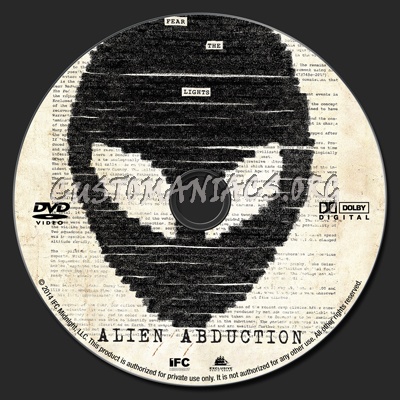 Alien Abduction dvd label