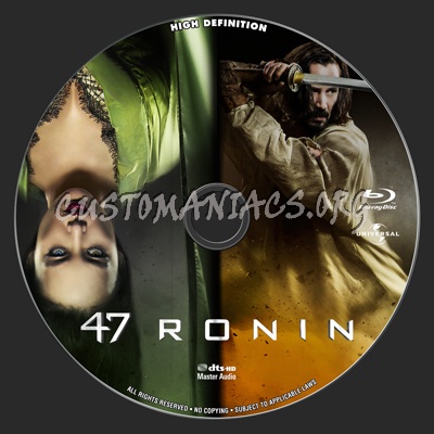 47 Ronin blu-ray label