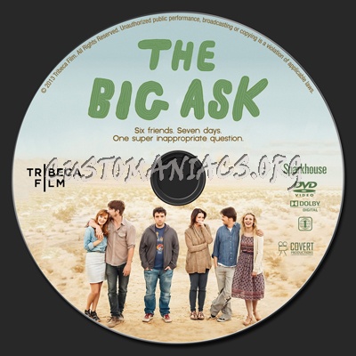 The Big Ask dvd label