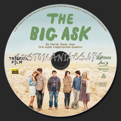 The Big Ask blu-ray label