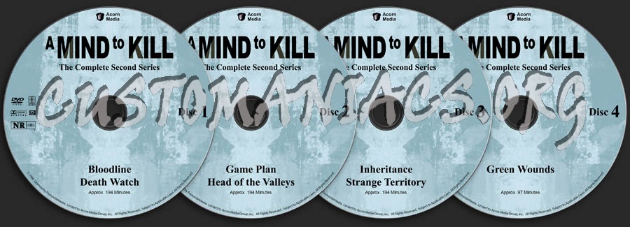 A Mind to Kill - Series 2 dvd label