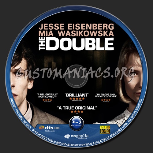 The Double 2014 blu-ray label