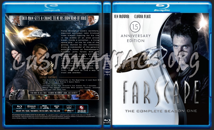 Farscape Season 1 blu-ray cover