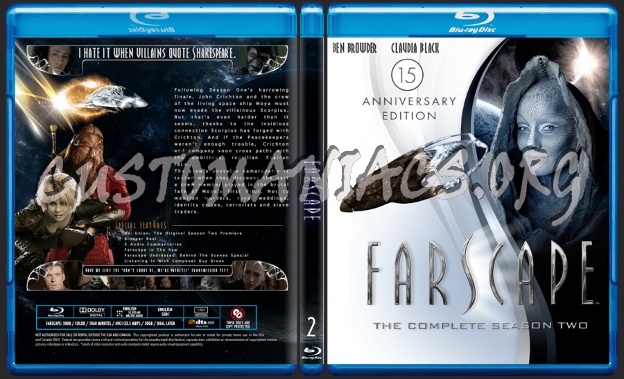 Farscape Season 2 blu-ray cover