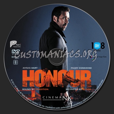 Honour dvd label