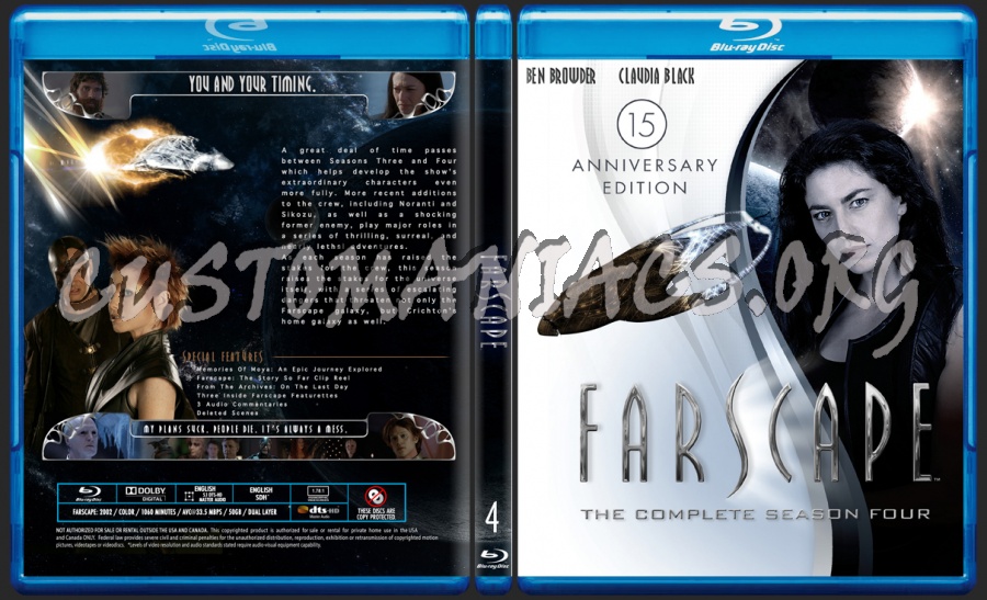 Farscape Season 4 blu-ray cover