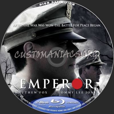 Emperor blu-ray label