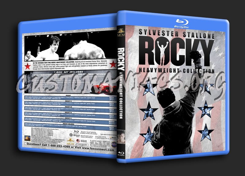 Rocky Heavyweight Collection blu-ray cover