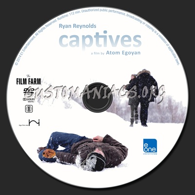 Captives dvd label