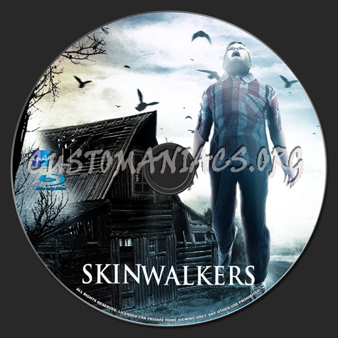 Skinwalkers aka Skinwalker Ranch blu-ray label