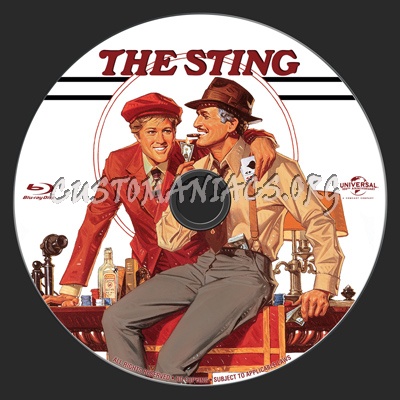 The Sting blu-ray label