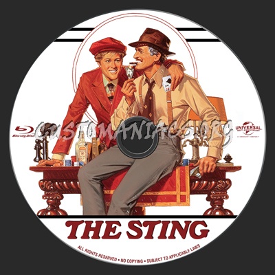 The Sting blu-ray label