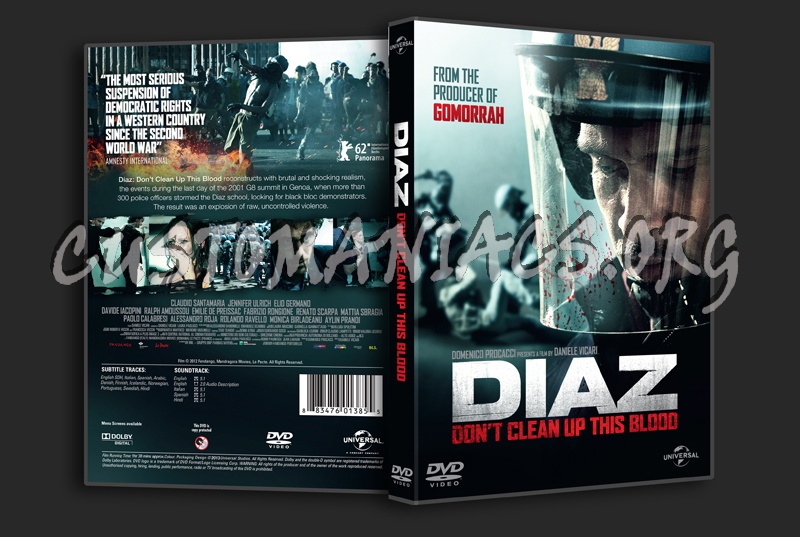 Diaz Don't Clean Up the Blood dvd cover