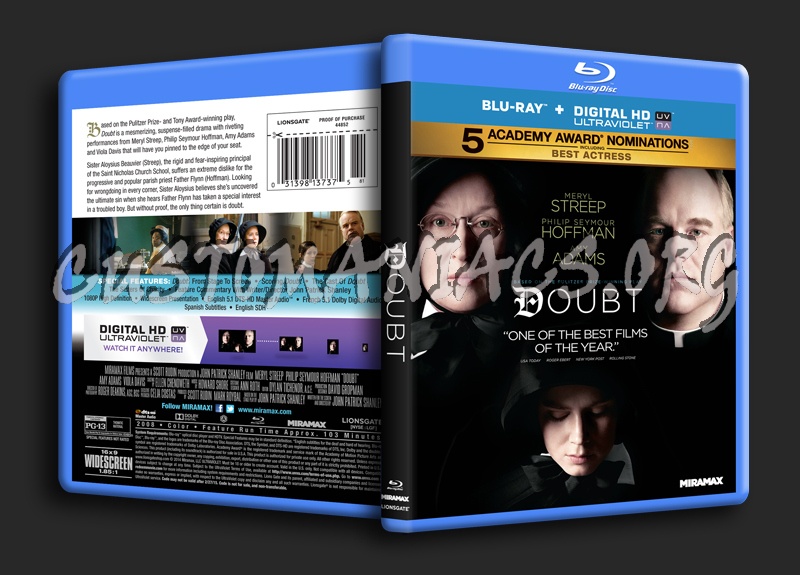 Doubt blu-ray cover