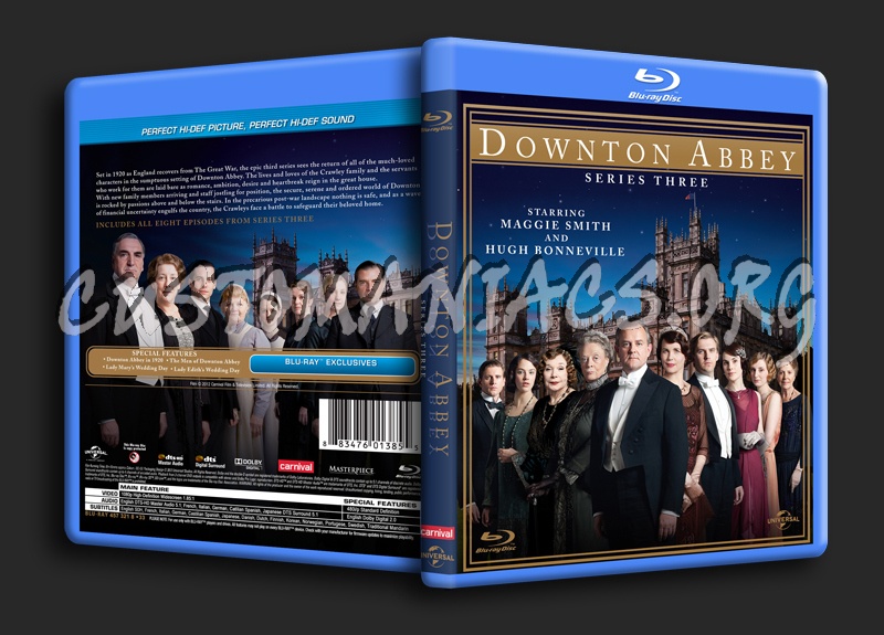 Downton Abbey Season 3 blu-ray cover