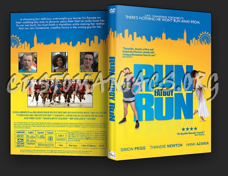 Run, Fat Boy, Run dvd cover