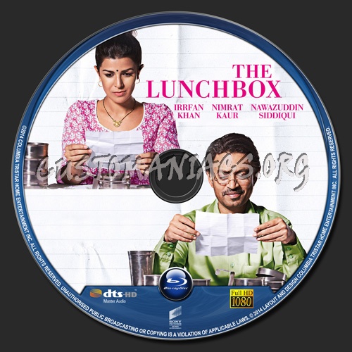 The Lunchbox blu-ray label