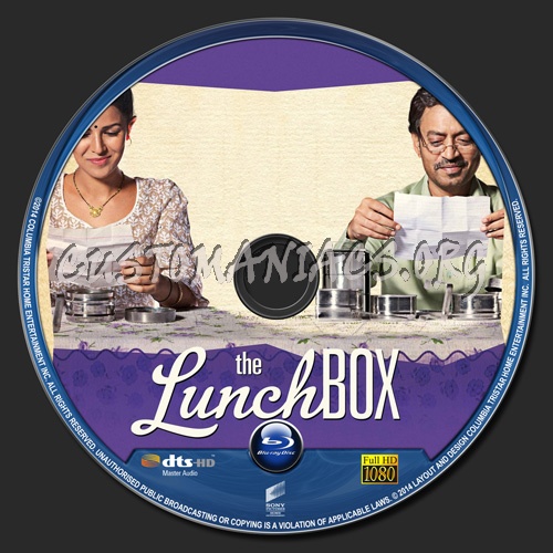 The Lunchbox blu-ray label