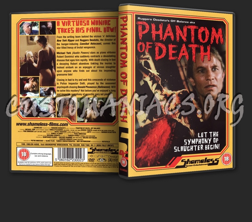 Phantom Of Death dvd cover