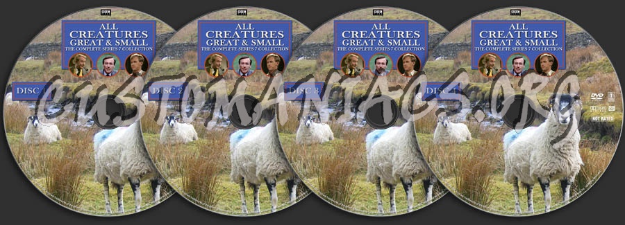 All Creatures Great & Small - Series 7 dvd label