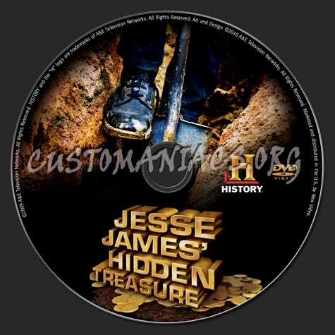 Jesse James' Hidden Treasure dvd label