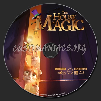 The House Of Magic (2D & 3D) blu-ray label