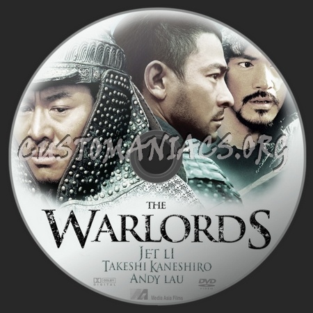 The Warlords dvd label