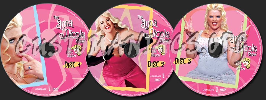 The Anna Nicole Show Season 1 dvd label - DVD Covers & Labels by
