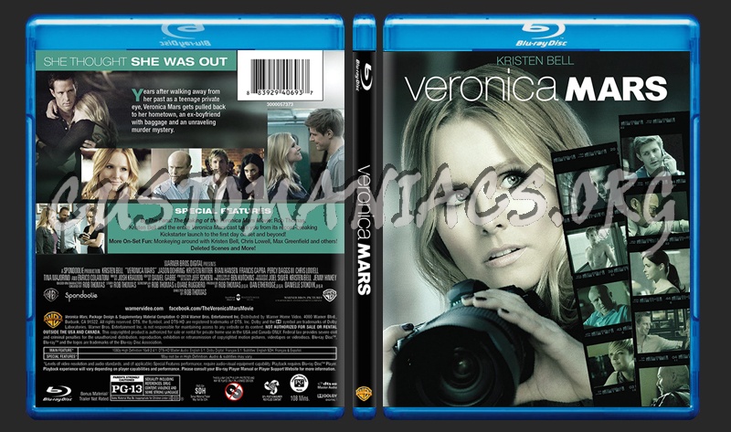 Veronica Mars (2014) blu-ray cover