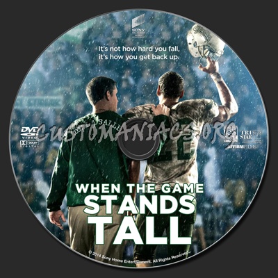 When The Game Stands Tall dvd label