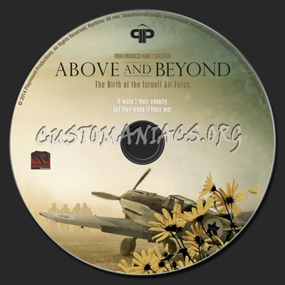 Above and Beyond dvd label