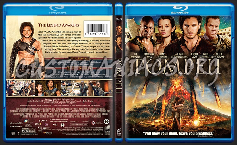 Pompeii blu-ray cover