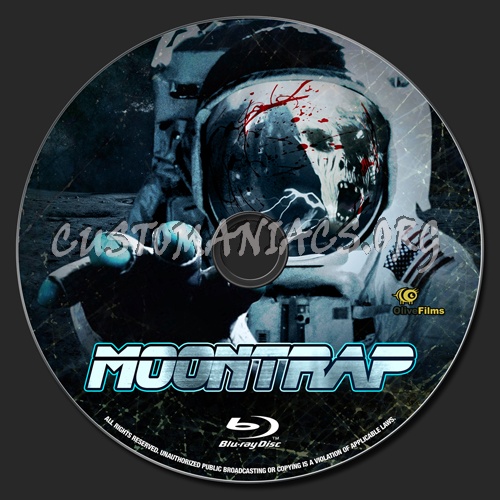 Moontrap blu-ray label