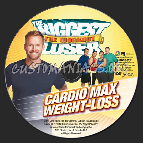 The Biggest Loser Cardio Max Weight-Loss dvd label
