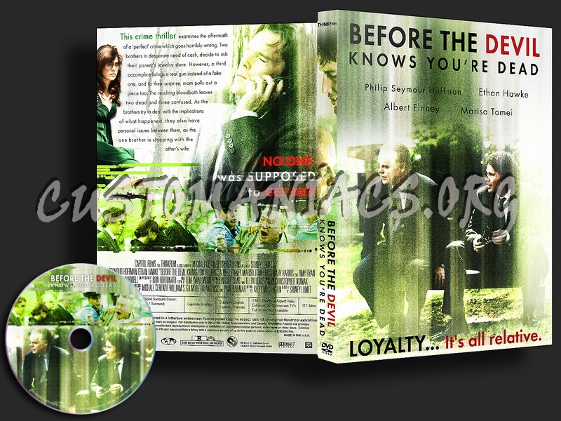 Before The Devil Knows You're Dead dvd cover