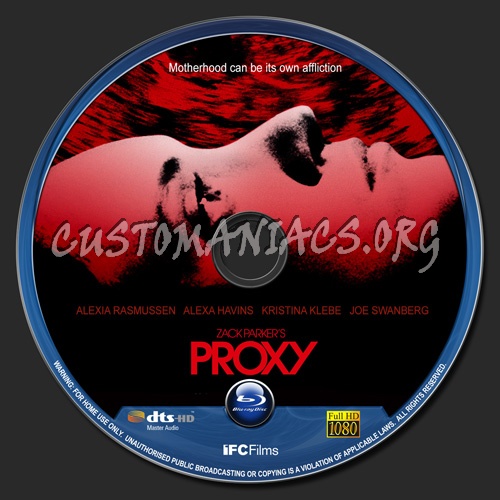 Proxy blu-ray label