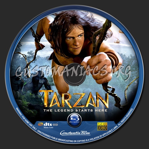 Tarzan blu-ray label